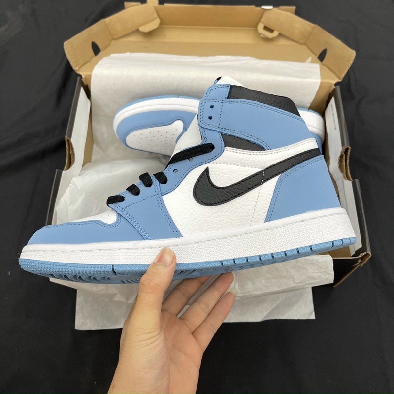 (ảnh thật) giày thể thao jd1 xanh đen cao cổ nam nữ | BigBuy360 - bigbuy360.vn