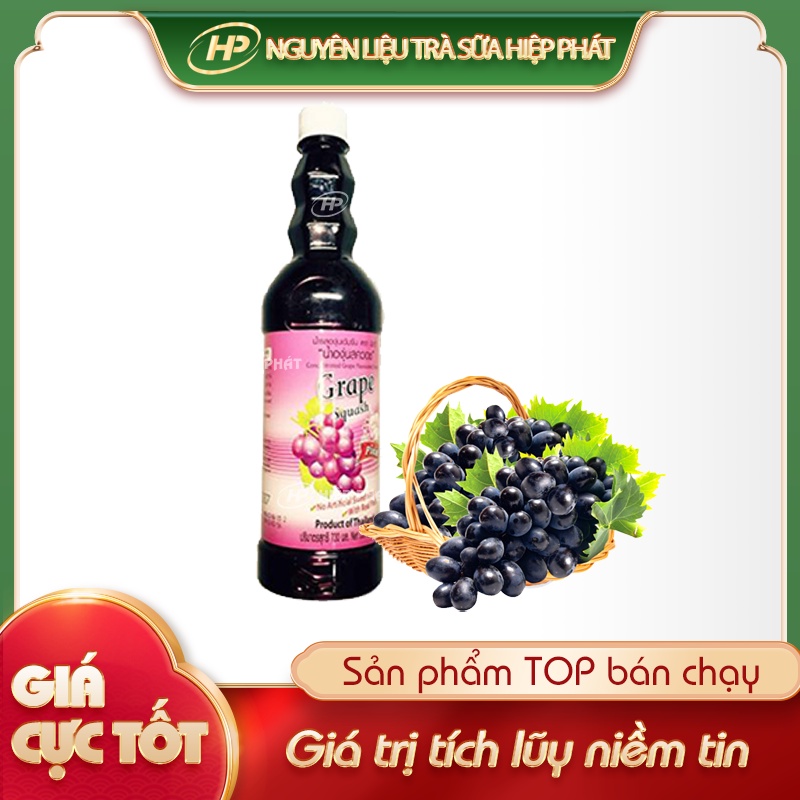 Syrup Nho PIXIE Thái Lan - 730ml - [BÁN CHẠY] - SP000205 - Nguyên liệu pha chế trà sữa HIỆP PHÁT