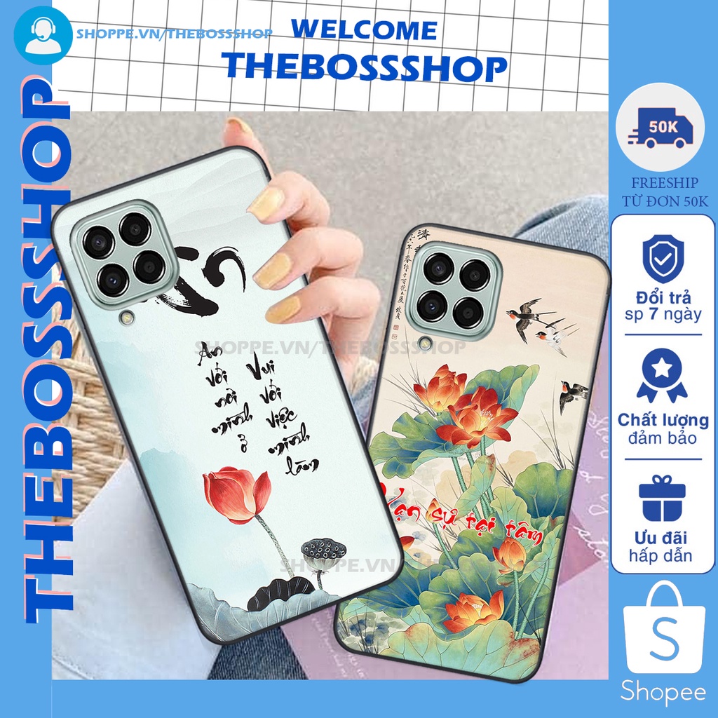 Ốp lưng Samsung M33 5G / M53 5G  /M62 / M63 TÀI LỘC, TÂM AN-THƯ PHÁP-RẺ-BỀN-ĐẸP