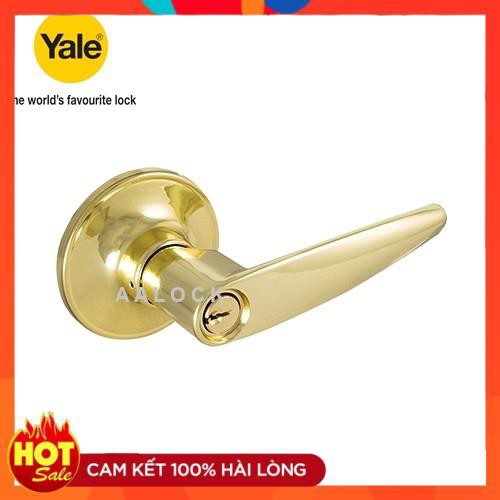 Khoá cửa tròn gạt Yale VL5347 US3- loại khoá tay gạt cao cấp