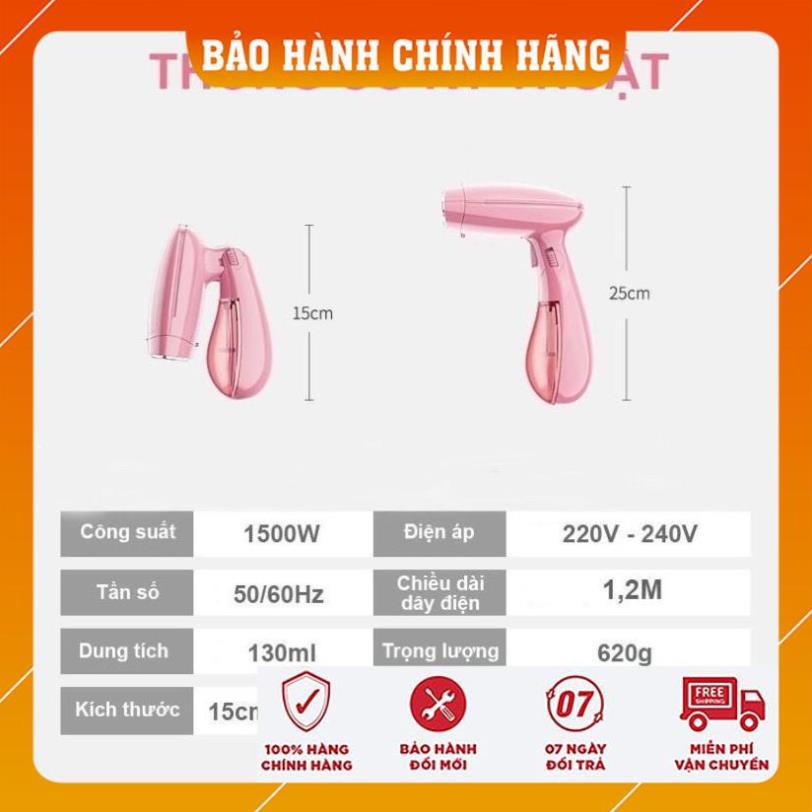 Bàn ủi hơi nước cầm tay gấp gọn, bàn là du lịch chính hãng Sokany bảo hành 12 tháng