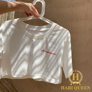 Áo croptop logo Chinatown HARI0720