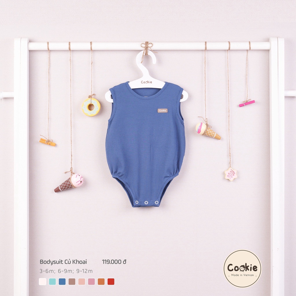 Bodysuit Củ Khoai Cookie (3-12 tháng)