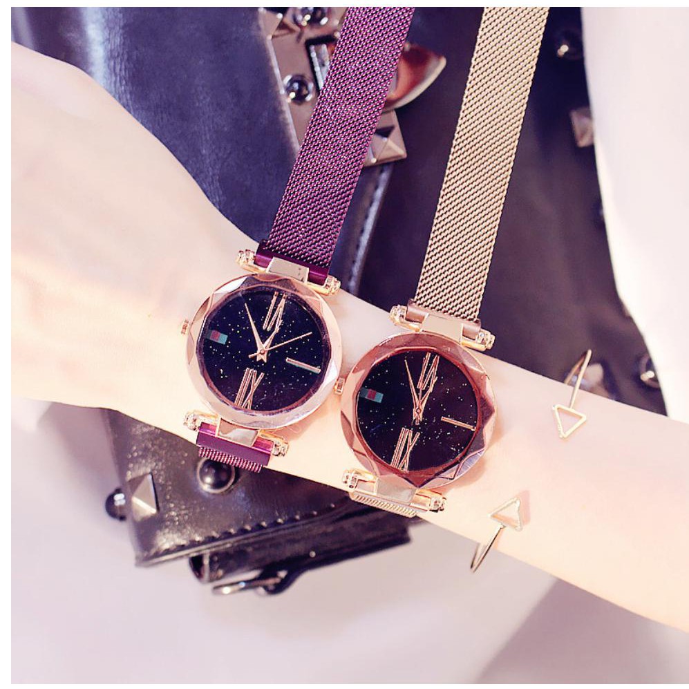 Đồng Hồ Nữ DIMINI Dây Nam Châm Cao Cấp-Hàng loại 1 Có pin sẵn