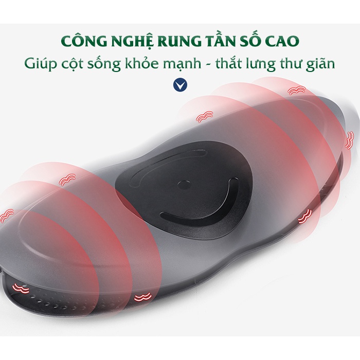 [Hàng mới về] Máy massage thắt lưng và kéo giãn cột sống lưng 5in1 Lumbar Massager