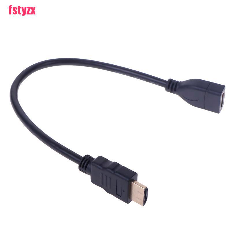 1 Dây Cáp Mở Rộng 15cm / 30cm Hdmi Male Sang Female