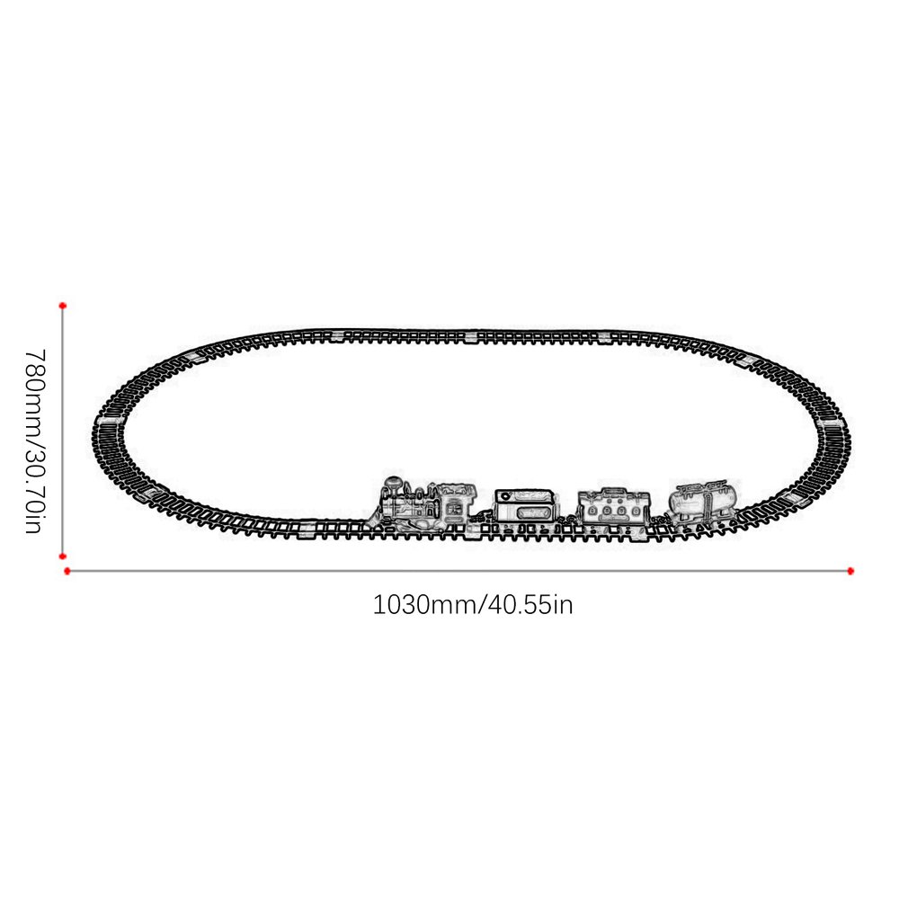 HYG Toys Tàu hỏa hợp kim điều khiển từ xa có thể phun hơi nước