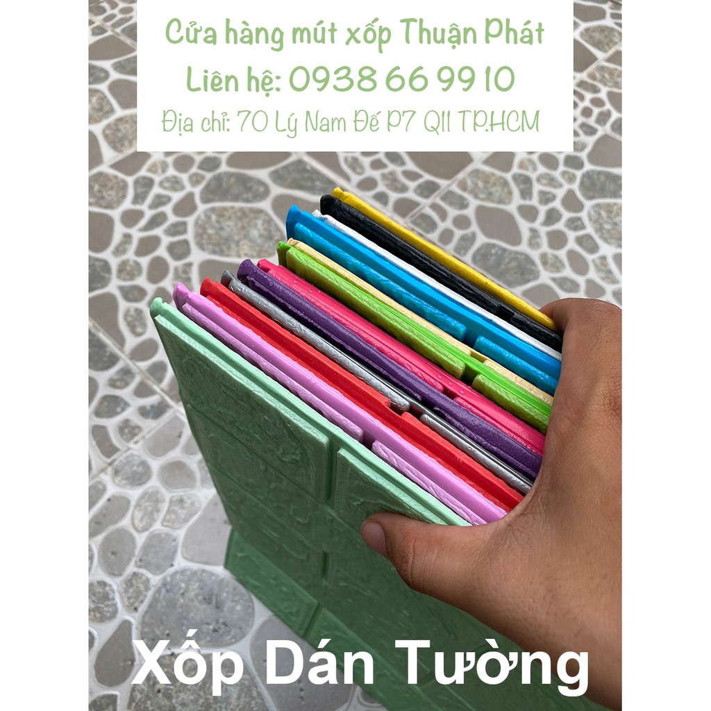 Xốp Dán Tường 3D trang trí