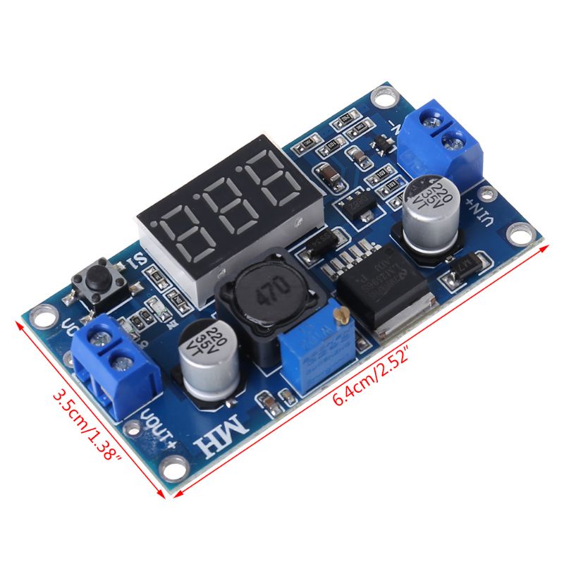 Mô Đun Hạ Áp DC 4.0~40 Sang 1.3-37V LM2596 Chuyên Dụng