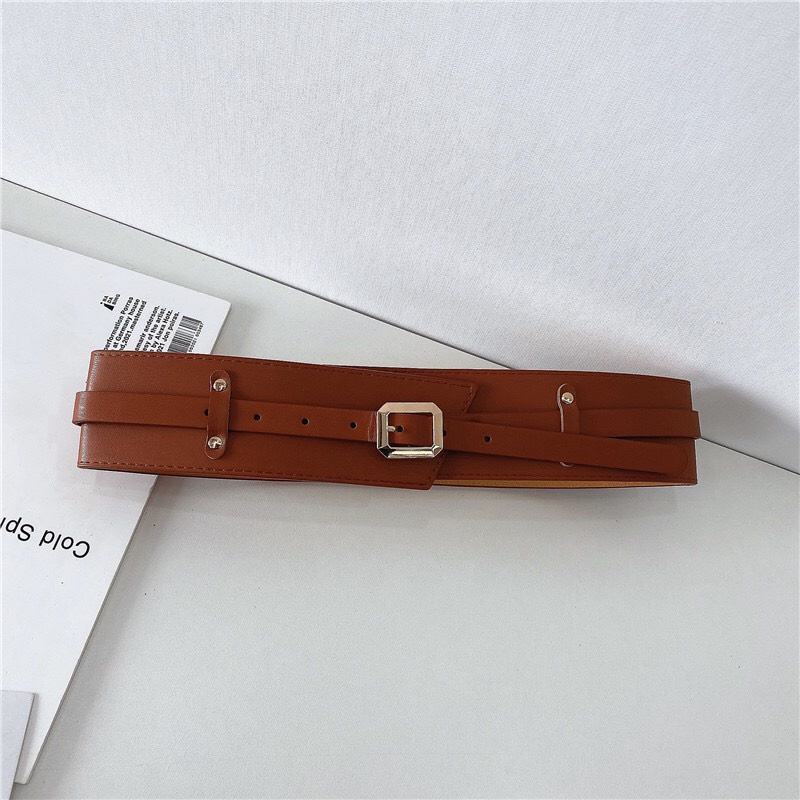 Đai Váy Bản To Sang Chảnh - thắt lưng đai váy 2 trong 1