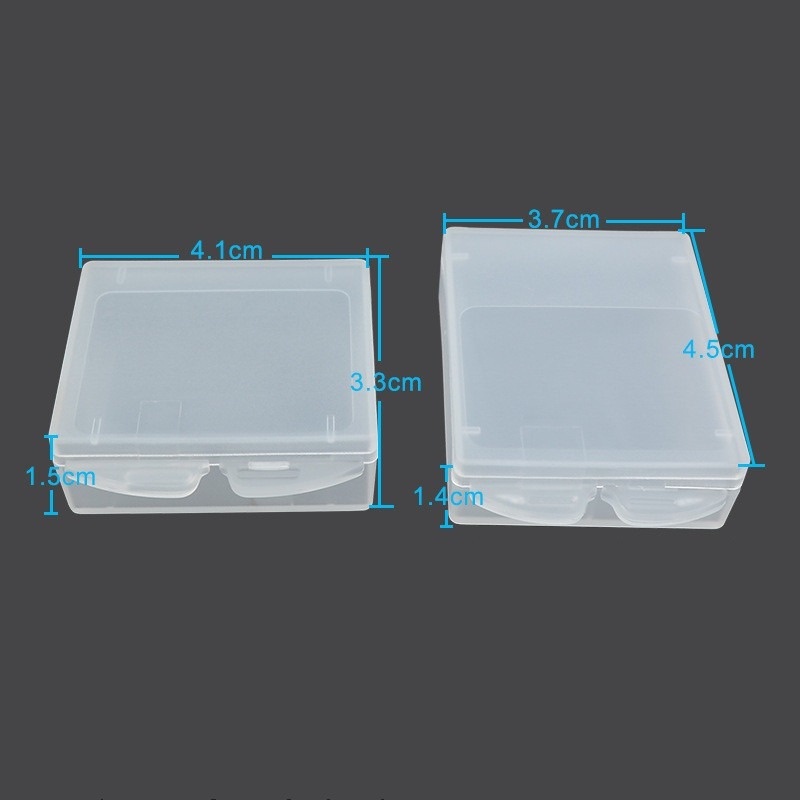 Bộ 2 Hộp Nhựa Đựng Pin Máy Ảnh GoPro Hero 11 10 9 8 7 6 5 4 4k Eken