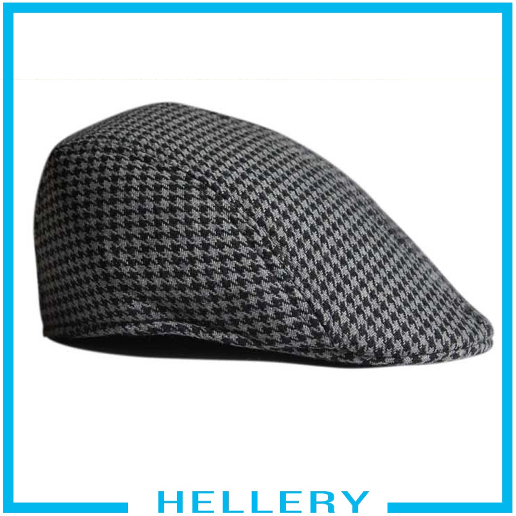 [HelleryVN] Mũ Nồi Cotton Phẳng Cổ Điển Có Răng Dành Cho Bé Trai Bé Gái