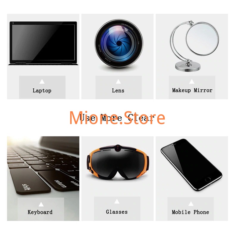 Set 5 khăn mione lau kính/ màn hình/điện thoại đa năng tiện dụng