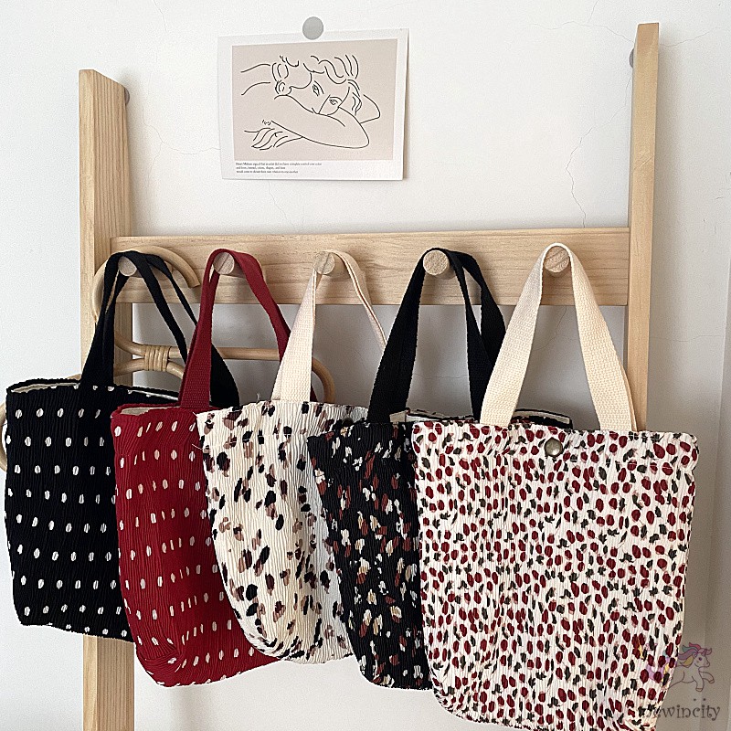 Túi xách tay in họa tiết hoa phong cách Hàn Quốc hợp thời trang cho bé gái