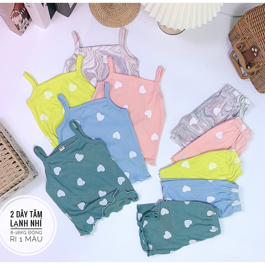 Bộ hai dây thun tăm hình tim cho bé 8-18kg