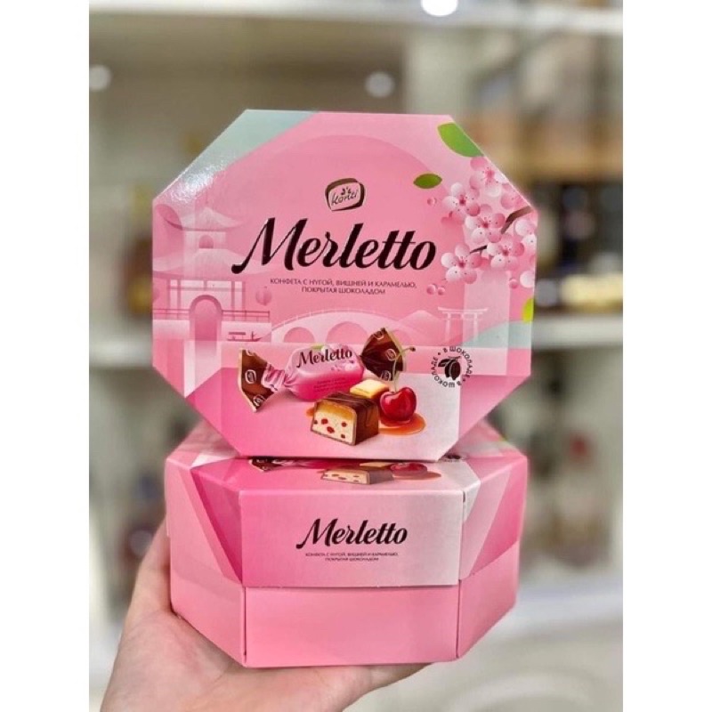Kẹo Socola Merletto Của Nga Hộp 150g [HSD Tháng 5/2023]