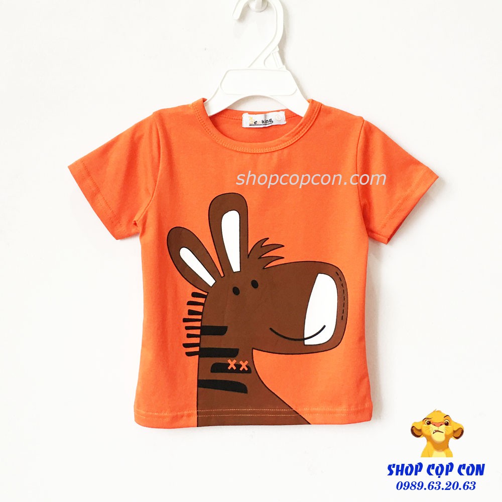 Áo thun bé trai in hình ngựa