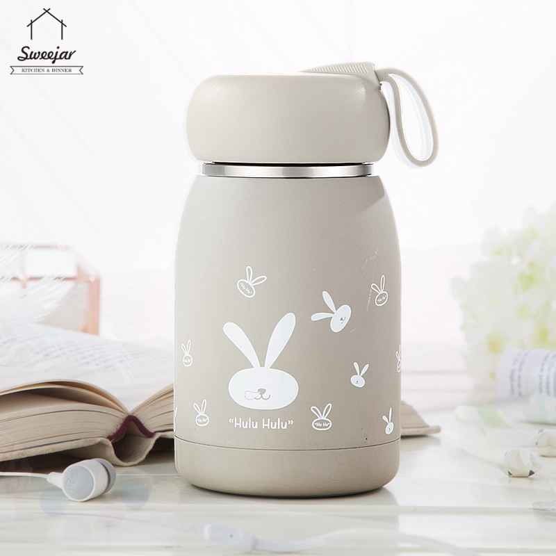 Bình Nước Giữ Nhiệt Bằng Thép Không Gỉ 304 Thiết Kế Dễ Thương