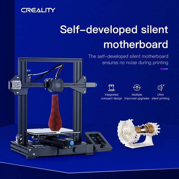 Máy in 3D Creality Ender-3 V2 khổ in 220*220*250mm (Chính Hãng) | BigBuy360 - bigbuy360.vn
