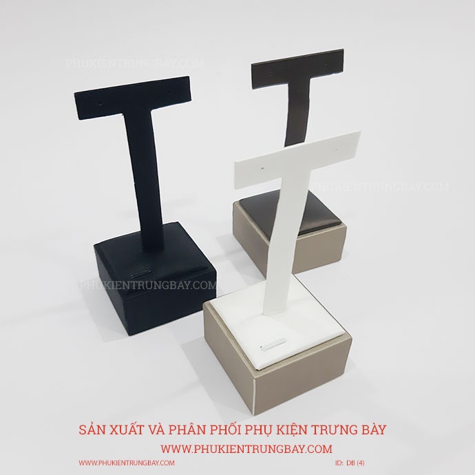 ĐẾ TRƯNG BÀY BÔNG TAI ĐƠN MÀU TRẮNG DB003A