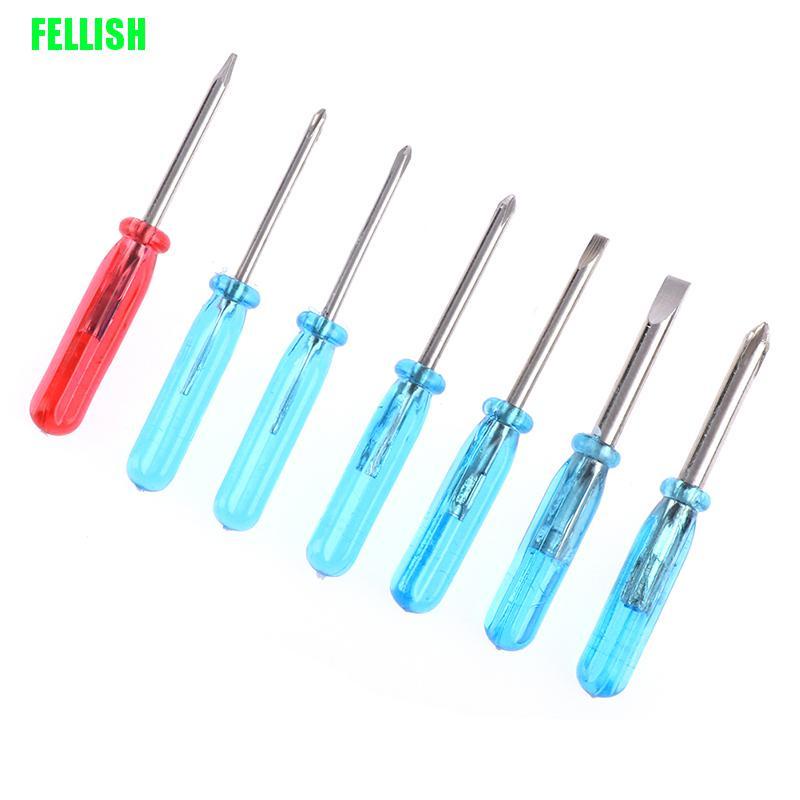 Set 7 tua vít sửa chữa mini màu xanh lá 45mm x 3mm