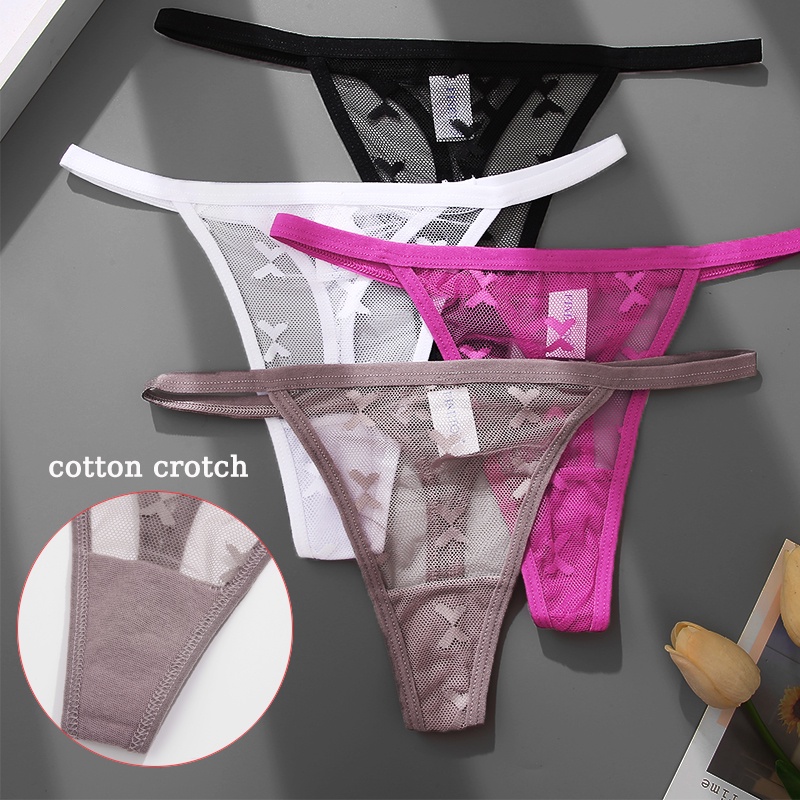 Bộ 5 quần lót lọt khe CUTEBYTE thiết kế hình bướm dễ thương quyến rũ thời trang cho nữ