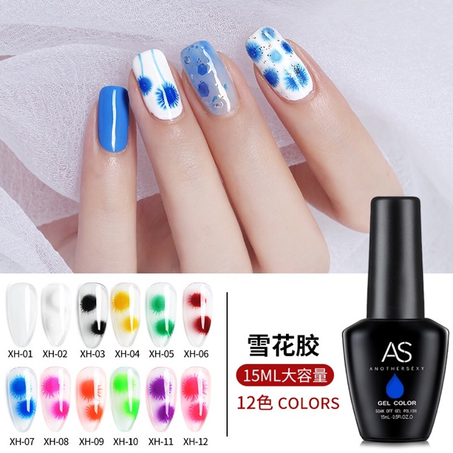 Sơn Gel As loang mã XH chai đen chính hãng