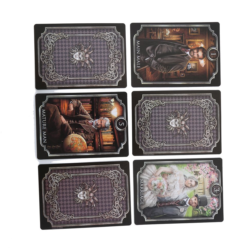 Fin De Siècle Kipper Tarot Table Game Home Party Tarot Puzzle Card Game