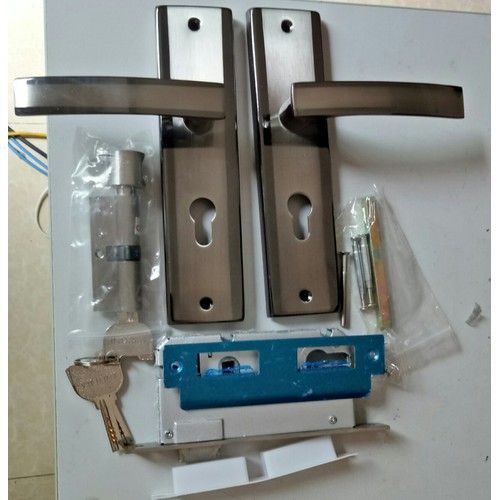 Khóa thông phòng cửa gỗ, khóa tay gạt cửa gỗ - vikini