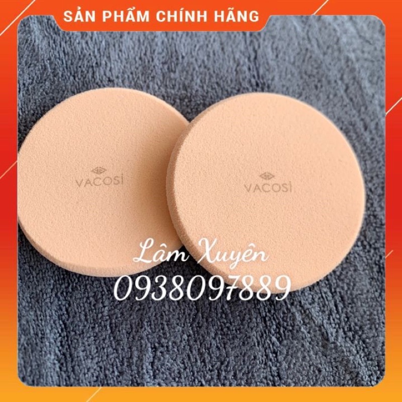 Bông phấn đánh kem, đánh Cushion CHÍNH HÃNG tán kem nền dễ dàng, kem thấm đều vào bề mặt, bề mặt nhẵn mịn