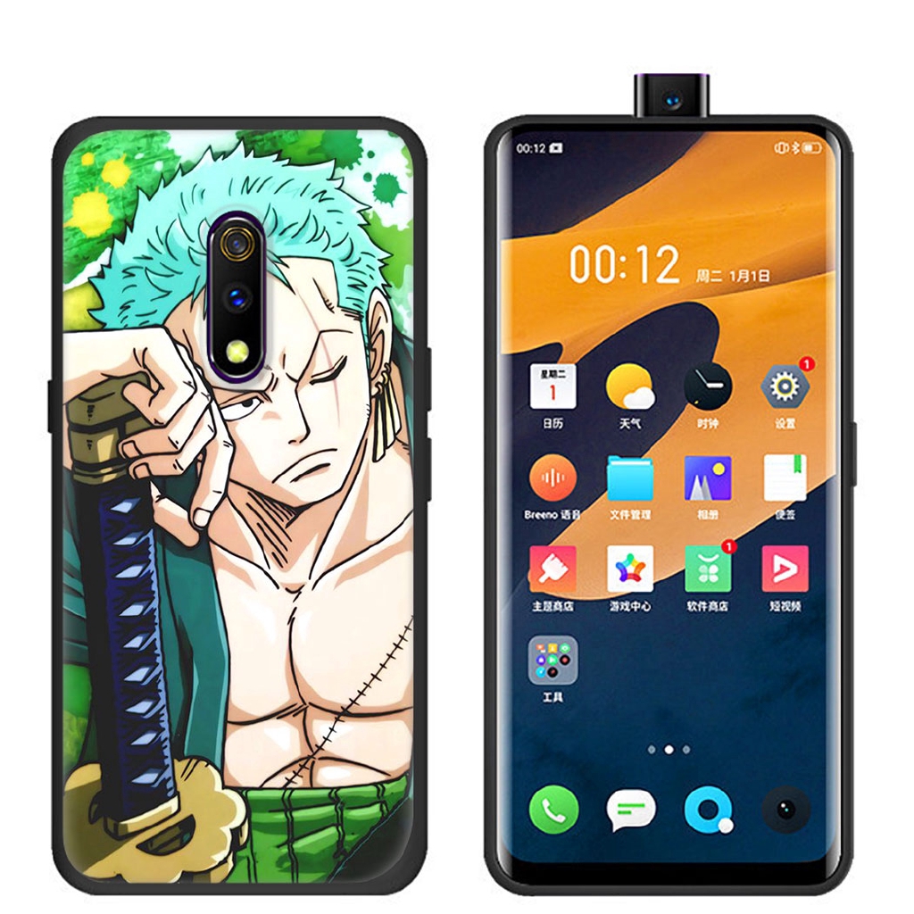 Ốp điện thoại silicon in hình anime One Piece cho OPPO F11 R17 Pro F1Plus A9 R9 R9S R15 A1K A5 A9 2020
