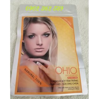 Combo 2 Bịch Tắm Trắng Cám Gạo Sữa Ong Chúa OHIO ỐC SÊN NEWDAY