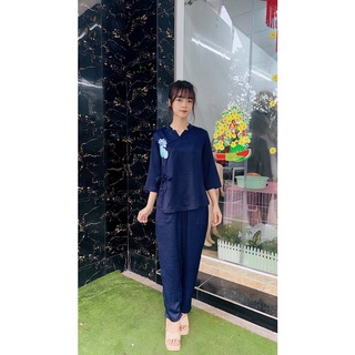 ĐỒ LAM ĐI CHÙA #Mã Freeship Xtra RP028# Sao Lụa