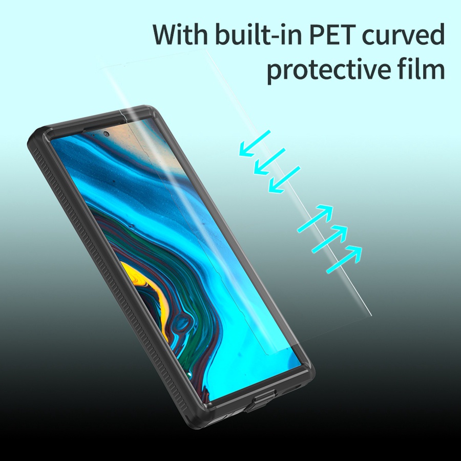 Ốp Điện Thoại Chống Thấm Nước IP68 Kèm Giá Đỡ Cho Samsung Galaxy S22 Ultra 22 Plus