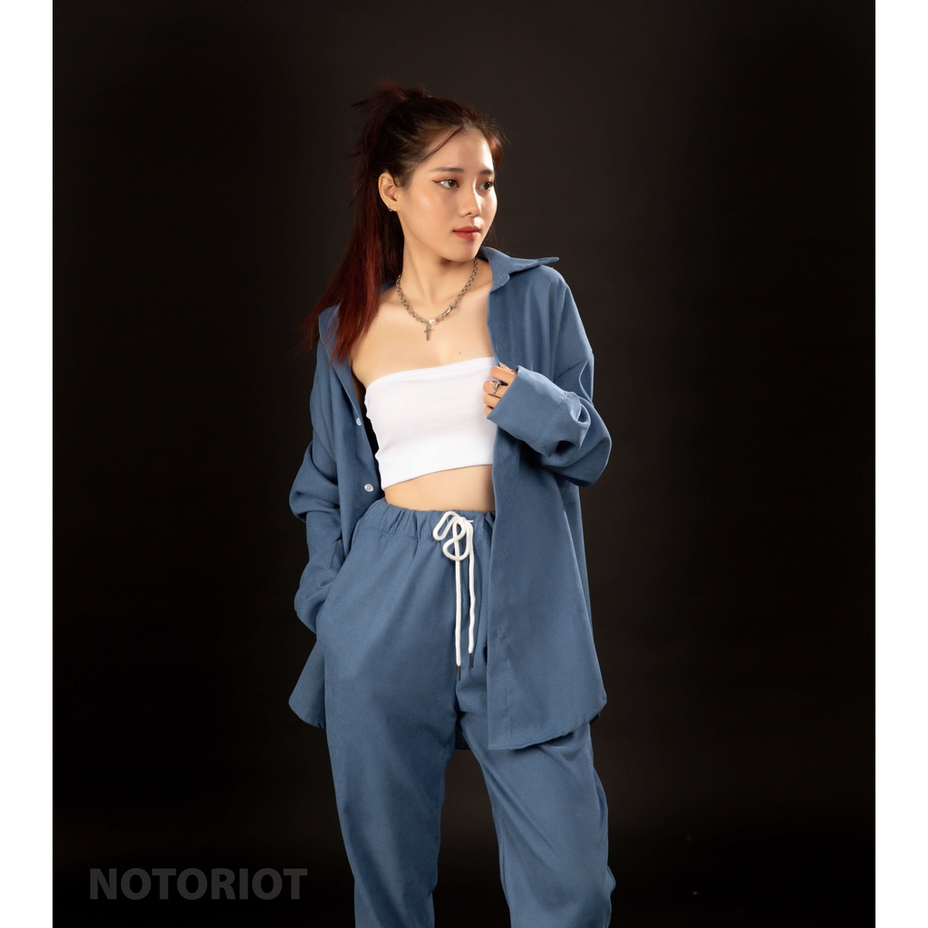 Set Quần Aó Flannel Nam Nữ Notoriot [HÌNH ẢNH THẬT] | BigBuy360 - bigbuy360.vn