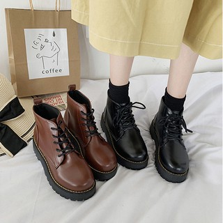 Fashion leisure thick soled Martin boots for women