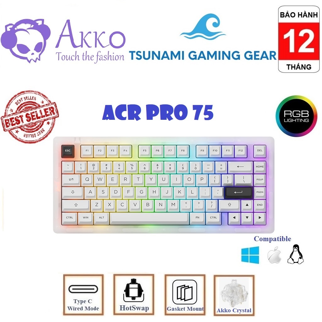Bàn phím AKKO ACR Pro Series I Alice Plus I Pro 68 I Pro 75