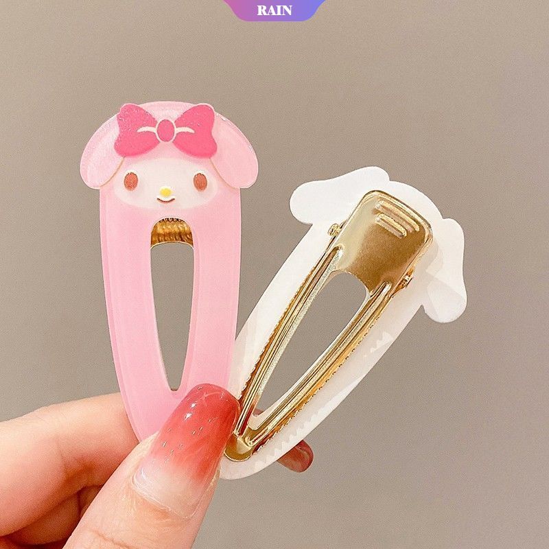 1 Kẹp Tóc Hình Melody Hello Kitty Cinnamoroll Kuromi Sanrio Đáng Yêu Cho Nữ