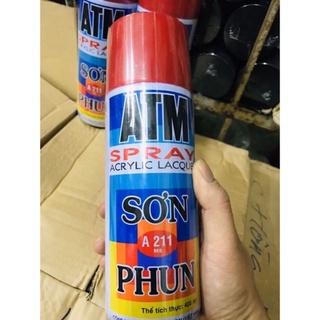 Sơn xịt ATM/TV màu đỏ A211