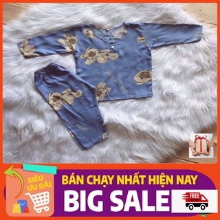 [Size bé 9-10kg] Bộ quần áo dài tay bé trai - Bộ tole dài tay bé trai, vải mềm mịn, ít co rúc, hàng Việt Nam chất lượng