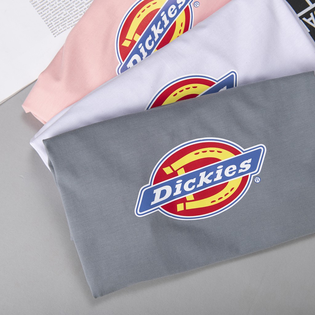 Áo thun cổ tròn DICKIES, áo cotton nam nữ tay lỡ full hộp , ,Zing store