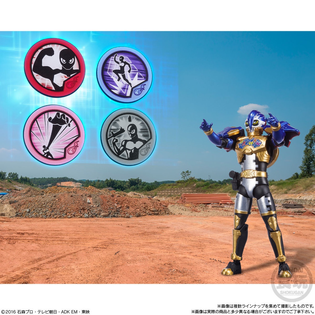 &lt;Có sẵn&gt; Mô hình động Shodo Kamen Rider Build, Build Hazard, Cross-Z, Grease