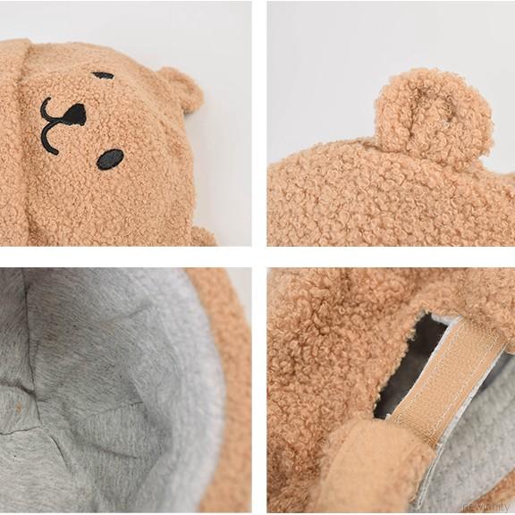 Nón len giữ ấm phong cách Hàn Quốc dễ thương dành cho các bé