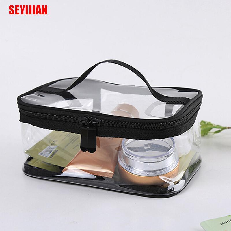 Túi Nhựa Pvc Trong Suốt Đựng Mỹ Phẩm Du Lịch Tiện Dụng
