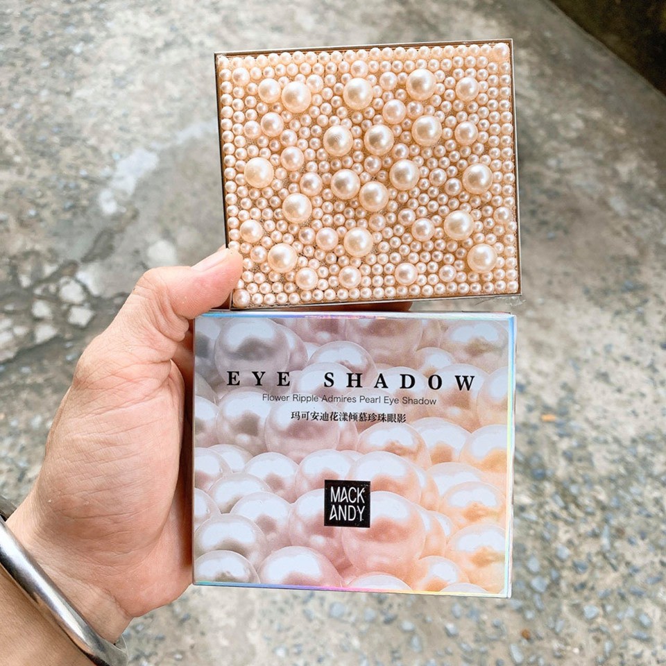 Bảng Phấn Mắt Lì 9 Ô MACK ANDY Thiết Kế Gắn Hột Xoàn Sang Chảnh