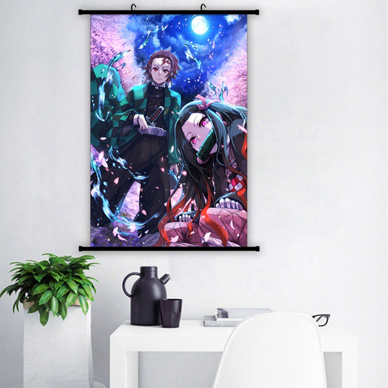 Áp phích Trang trí nội thất hình Anime xinh xắn