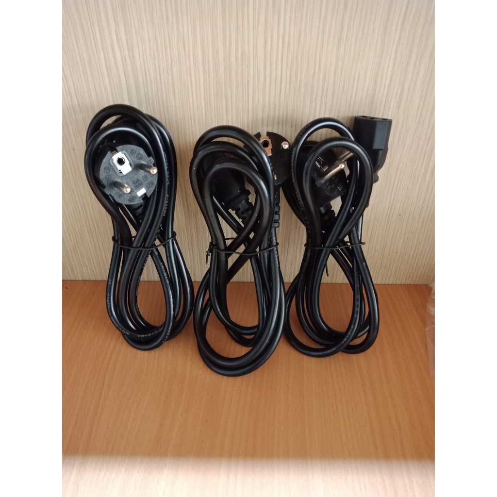 Dây Nguồn Máy Tính PC_Desktop/Loại Chân 2 Chấu_GHI1 [18x10x5]