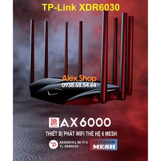 🔥10.10🔥phát wifi6 thông minh tplink xdr6030 ax6000 8 râu nhà diện rộng công suất cao 200users - cpu 1.8ghz ram 512m