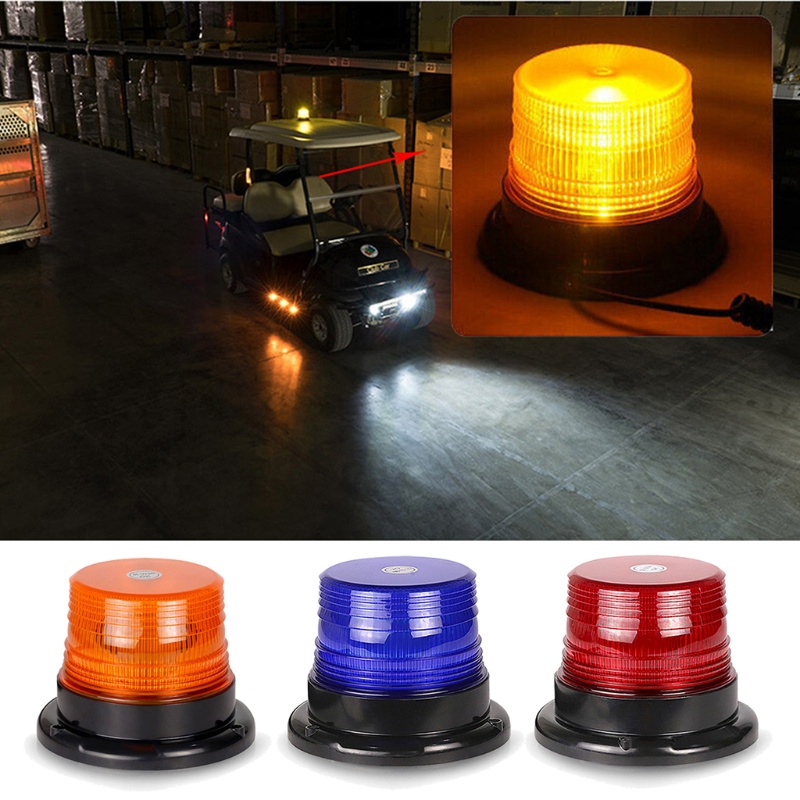 Đèn Led Cảnh Báo An Toàn 12 Bóng Chuyên Dụng Cho Xe Hơi