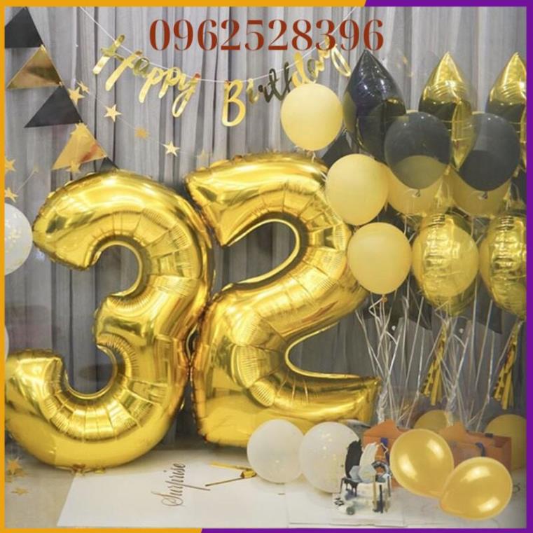 Bóng bay số size to 32 inch ~ 80cm